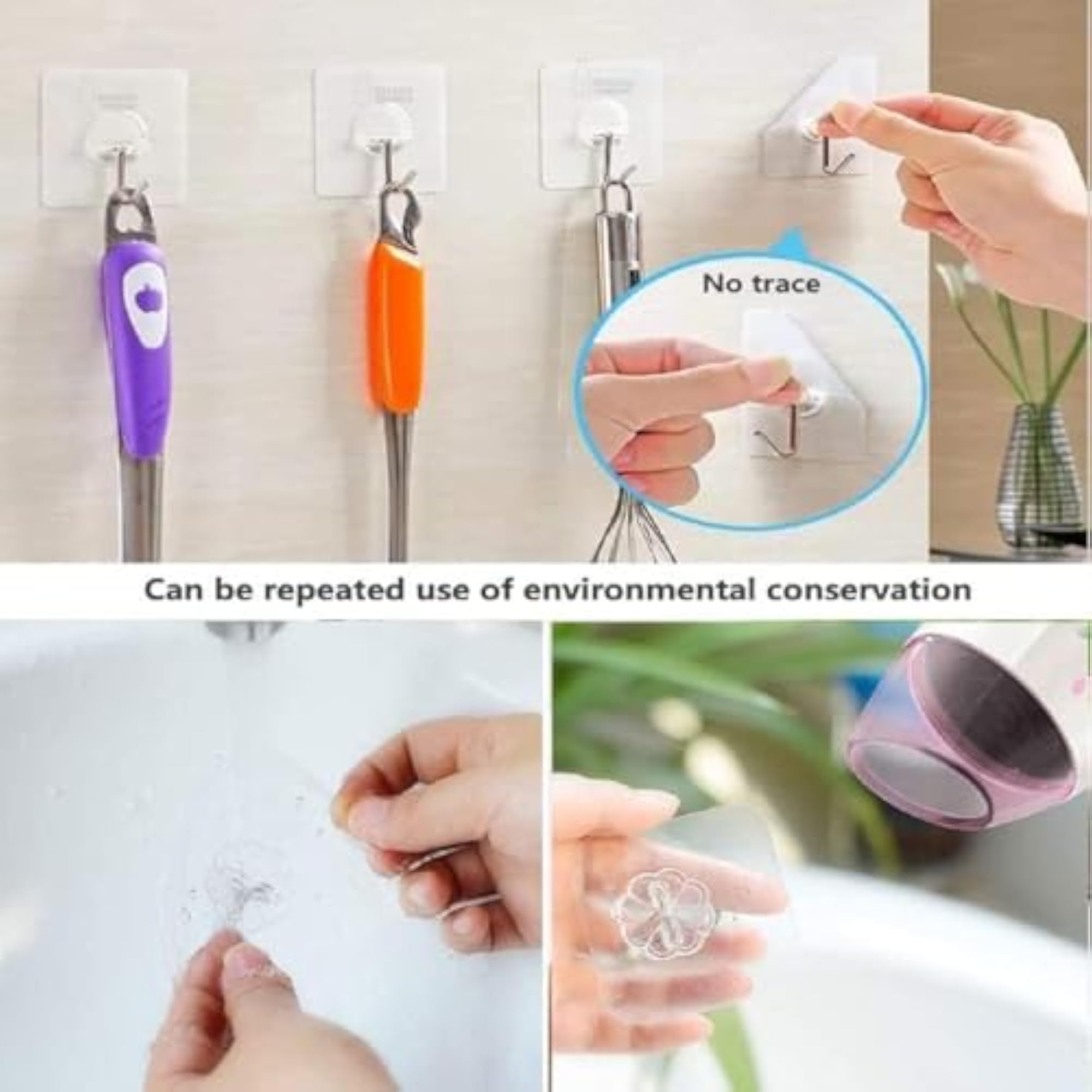 4-in-1 Soft Silicone Bath Brush Set